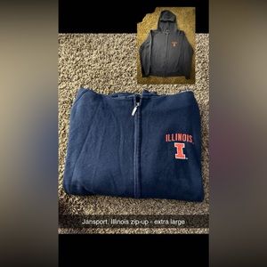 Illinois zip- up hoodie